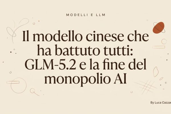 Il modello cinese che ha battuto tutti: GLM-5.2 e la fine del monopolio AI