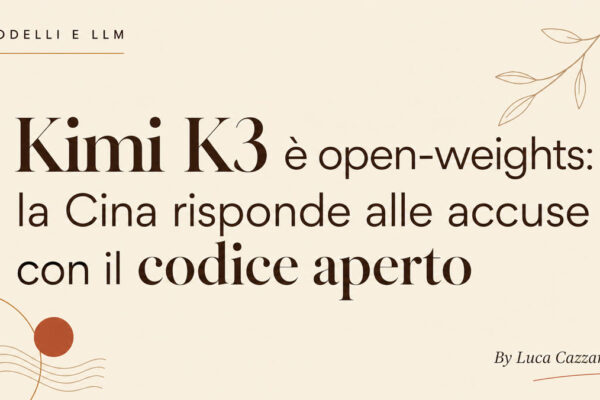 Kimi K3 è open-weights: la Cina risponde alle accuse con il codice aperto