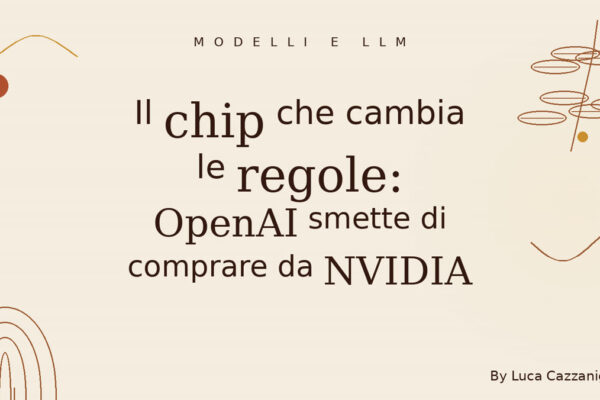 Il chip che cambia le regole: OpenAI smette di comprare da NVIDIA