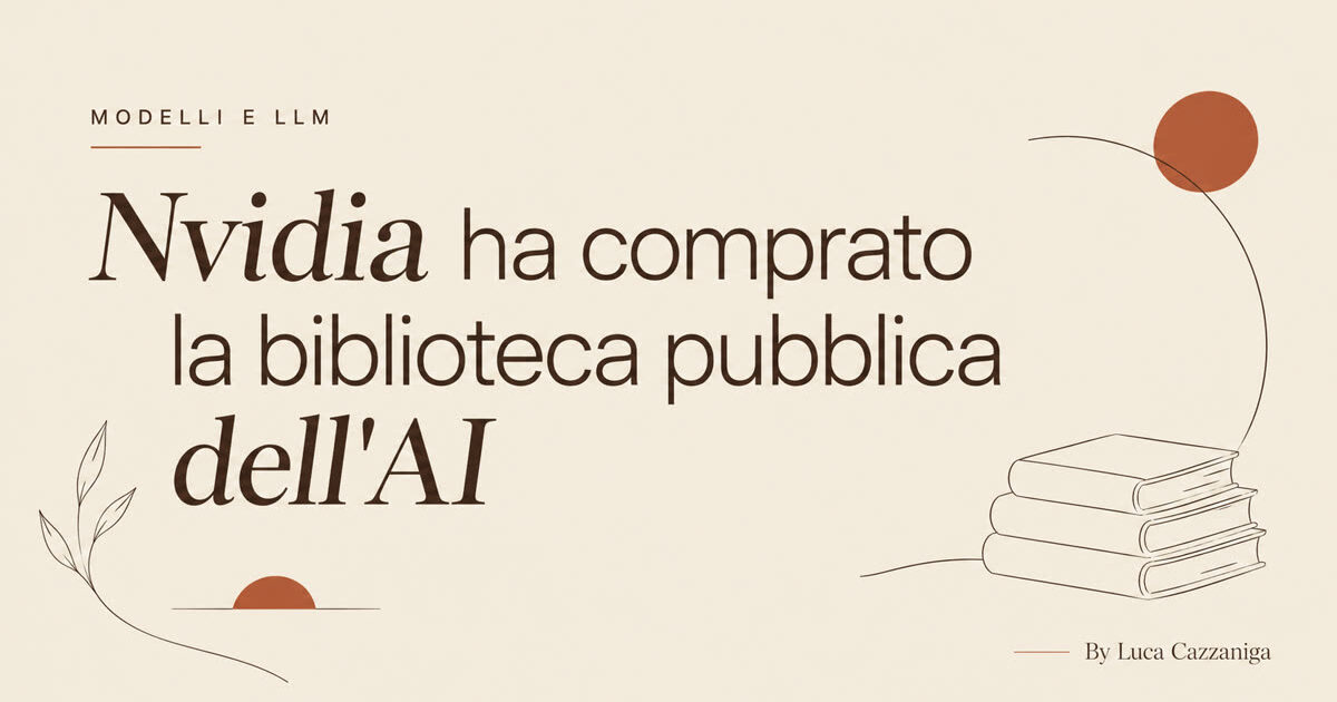 Nvidia ha comprato la biblioteca pubblica dell'AI