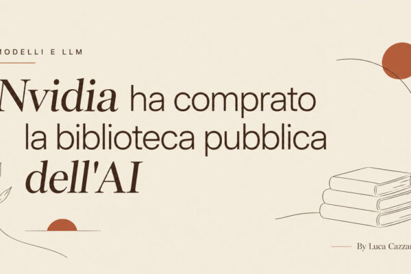 Nvidia ha comprato la biblioteca pubblica dell'AI