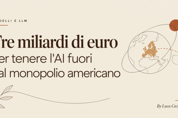 Tre miliardi di euro per tenere l'AI fuori dal monopolio americano
