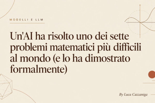 Un'AI ha risolto uno dei sette problemi matematici più difficili al mondo (e lo ha dimostrato formalmente)