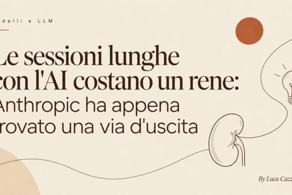 Le sessioni lunghe con l'AI costano un rene: Anthropic ha appena trovato una via d'uscita