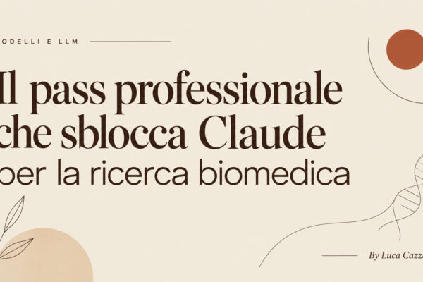 Il pass professionale che sblocca Claude per la ricerca biomedica