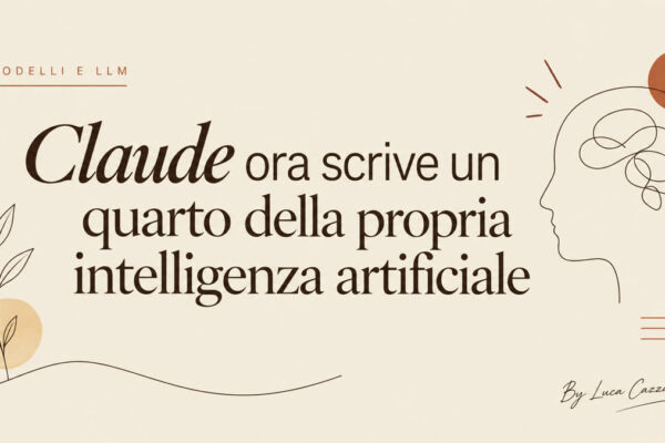 Claude ora scrive un quarto della propria intelligenza artificiale