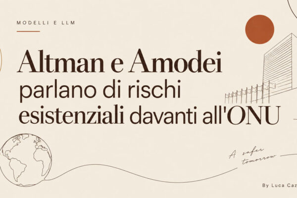 Altman e Amodei parlano di rischi esistenziali davanti all'ONU