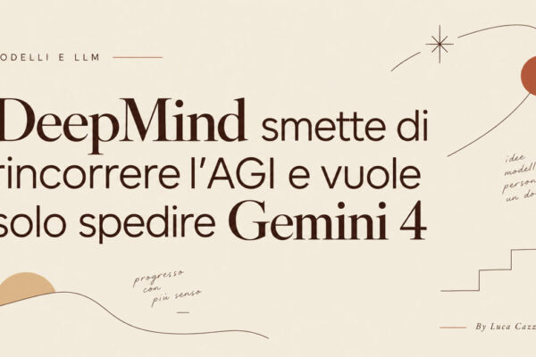 DeepMind smette di rincorrere l'AGI e vuole solo spedire Gemini 4