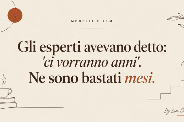 Gli esperti avevano detto: 'ci vorranno anni'. Ne sono bastati mesi