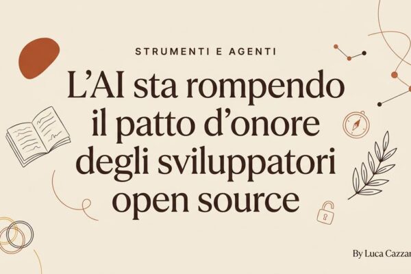 L'AI sta rompendo il patto d'onore degli sviluppatori open source
