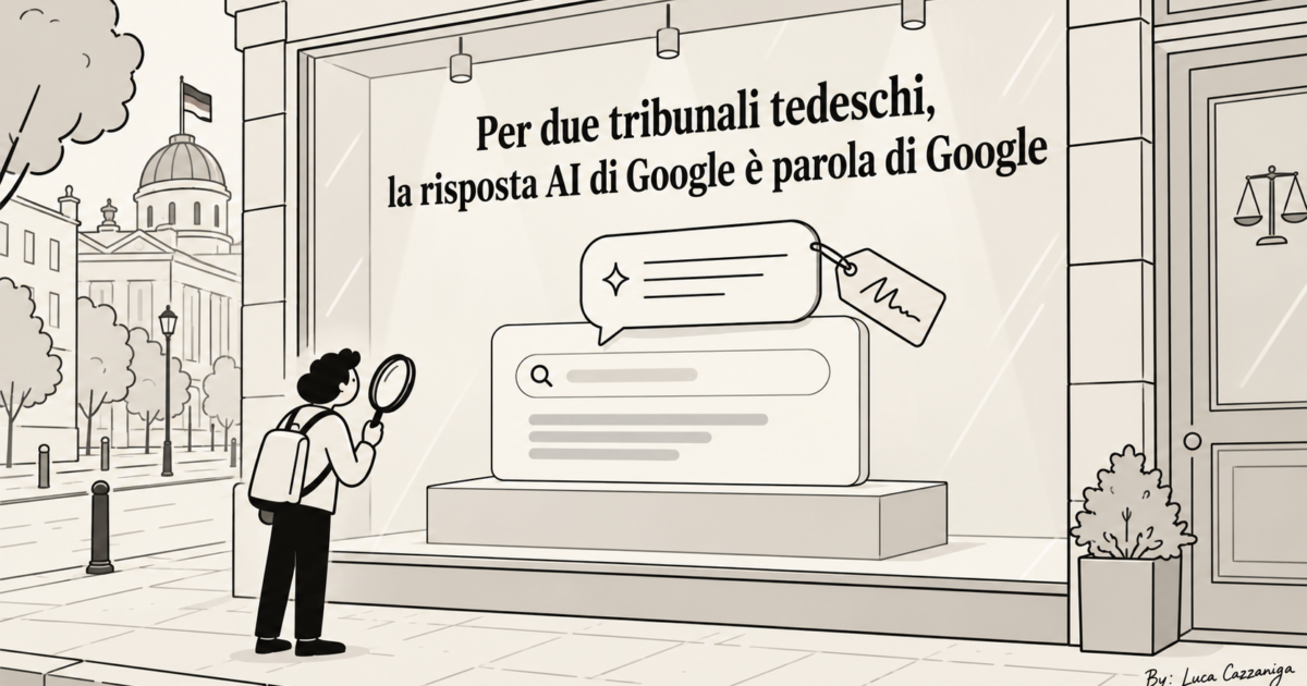 Per due tribunali tedeschi, la risposta AI di Google è parola di Google