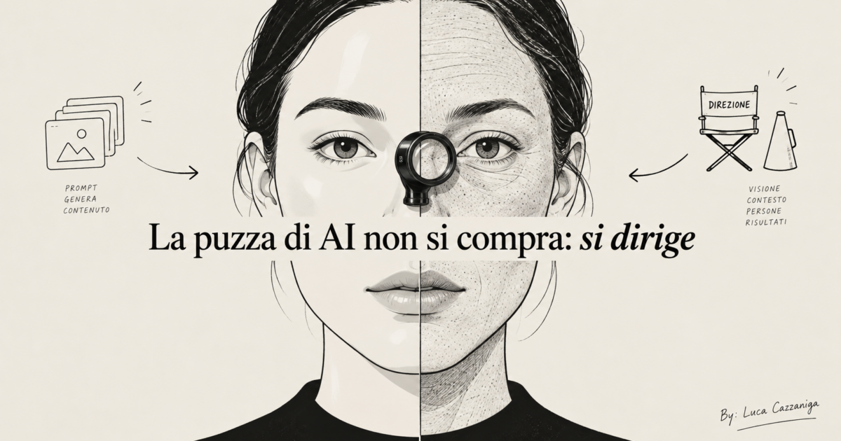 La puzza di AI non si compra: si dirige